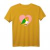 Chubby Rostkappenpapagei Liebe Herz Papagei - Kawaii Caique T-Shirt für Vogelliebhaber und Papageienfans