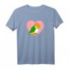 Chubby Rostkappenpapagei Liebe Herz Papagei - Kawaii Caique T-Shirt für Vogelliebhaber und Papageienfans