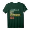 Legendäres 18. Geburtstag T-Shirt 2003 - Vintage Style Geschenk für Junge und Mädchen zum Geburtstag