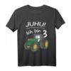 Kinder Traktor Geschenk Shirt für 3 Jahre – Lustiges Geburtstags-T-Shirt für Jungs zum 3. Geburtstag, ideal für Kinderfeiern, Kindergarten & Neffen