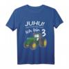 Kinder Traktor Geschenk Shirt für 3 Jahre – Lustiges Geburtstags-T-Shirt für Jungs zum 3. Geburtstag, ideal für Kinderfeiern, Kindergarten & Neffen