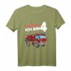 Kinder Tatütata Ich bin 4 Feuerwehr T-Shirt – Lustiges Geburtstagsgeschenk für Dreijährige Jungen & Mädchen, perfekt für Kindergeburtstag, Kindergarten & Schule