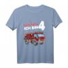 Kinder Tatütata Ich bin 4 Feuerwehr T-Shirt – Lustiges Geburtstagsgeschenk für Dreijährige Jungen & Mädchen, perfekt für Kindergeburtstag, Kindergarten & Schule