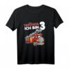 Kinder Tatütata Ich bin 3 Feuerwehr T-Shirt - Lustiges Geburtstagsgeschenk für 3-Jährige Jungen und Mädchen