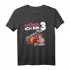 Kinder Tatütata Ich bin 3 Feuerwehr T-Shirt - Lustiges Geburtstagsgeschenk für 3-Jährige Jungen und Mädchen