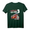 Kinder Tatütata Ich bin 3 Feuerwehr T-Shirt - Lustiges Geburtstagsgeschenk für 3-Jährige Jungen und Mädchen
