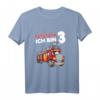 Kinder Tatütata Ich bin 3 Feuerwehr T-Shirt - Lustiges Geburtstagsgeschenk für 3-Jährige Jungen und Mädchen
