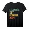 13. Geburtstag Geschenk Legendär Seit Februar 2009 - Vintage T-Shirt für Jungen und Mädchen zum Geburtstag 2009