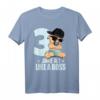 Baby 3. Geburtstag T-Shirt Jungen & Mädchen - Like a Boss Dino Motiv für Kindergeburtstag & Feier