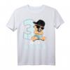 Baby 3. Geburtstag T-Shirt Jungen & Mädchen - Like a Boss Dino Motiv für Kindergeburtstag & Feier