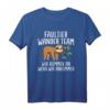 Lustiges Faultier Wander Team T-Shirt - Perfektes Geschenk für Wanderer, Outdoor-Fans & Bergliebhaber zu Geburtstag & Weihnachten