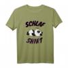 Schlafen Faul Nickerchen Panda T-Shirt - Lustiges, Süßes Geschenk für Mann, Frau, Kinder und Tierliebhaber