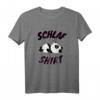 Schlafen Faul Nickerchen Panda T-Shirt - Lustiges, Süßes Geschenk für Mann, Frau, Kinder und Tierliebhaber