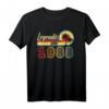 HapDeer T-Shirt für Männer - Legendär Seit 1983 mit Strandmotiv, Partygeschenk & Erinnerung