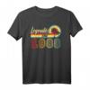 HapDeer T-Shirt für Männer - Legendär Seit 1983 mit Strandmotiv, Partygeschenk & Erinnerung