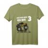 Kinder 3. Geburtstag Monster Truck T-Shirt - Lustiges Geburtstagsdesign für Jungen & Mädchen, ideales Outfit für Party, Kindergarten & Spielplatz