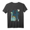 Kinder 4. Geburtstag Dinosaurier T-Shirt – Lustiges Dino Outift für Jungen und Mädchen, Perfekt für Dino-Party & Geburtstagsgeschenke