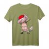 Axolotl Dabbing T-Shirt für Kinder, Jungen, Mädchen, Männer und Frauen – Perfektes Weihnachtsgeschenk mit niedlichem Salamander-Design