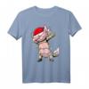 Axolotl Dabbing T-Shirt für Kinder, Jungen, Mädchen, Männer und Frauen – Perfektes Weihnachtsgeschenk mit niedlichem Salamander-Design