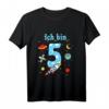 Kinder Rakete T-Shirt zum 5. Geburtstag – Lustiges Weltraum-Outfit für Jungen, perfekte Geschenkidee für kleine Astronauten