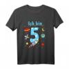 Kinder Rakete T-Shirt zum 5. Geburtstag – Lustiges Weltraum-Outfit für Jungen, perfekte Geschenkidee für kleine Astronauten
