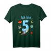 Kinder Rakete T-Shirt zum 5. Geburtstag – Lustiges Weltraum-Outfit für Jungen, perfekte Geschenkidee für kleine Astronauten