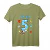 Kinder Rakete T-Shirt zum 5. Geburtstag – Lustiges Weltraum-Outfit für Jungen, perfekte Geschenkidee für kleine Astronauten