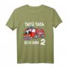 Kinder Feuerwehrauto Shirt zum 2. Geburtstag – Lustiges Feuerwehr T-Shirt für Jungen, ideales Geschenk für kleine Feuerwehrfans