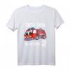 Kinder Feuerwehrauto Shirt zum 2. Geburtstag – Lustiges Feuerwehr T-Shirt für Jungen, ideales Geschenk für kleine Feuerwehrfans