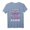Ich bin die verrückte Tante der Dich alle gewarnt haben T-Shirt - Lustiges Geschenkidee für Tanten & Patentanten zum Geburtstag & Familienfest