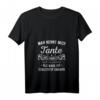 Damen T-Shirt 'Man nennt mich Tante' mit V-Ausschnitt – Witziges Geschenk für Tanten, Neffen & Nichten zu Geburtstag, Weihnachten & Familienfesten