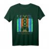 Kinder 8. Geburtstag Level 8 Freigeschaltet Retro T-Shirt – Perfektes Geschenk für Videospiel-Fans & Geburtstagsfeiern