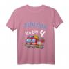 Kinder T-Shirt zum 4. Geburtstag mit Feuerwehrauto - Lustiges Geburtstagsgeschenk für Jungen und Mädchen, perfekt für Party, Kindergarten & Schule