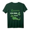 Kinder Geschenk für 4-jährigen Jungen Dinosaurier T-Shirt – Lustiges Dino Geburtstagsshirt für den 4. Geburtstag