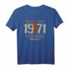 52. Geburtstag Rocking Since 1971 Legendary T-Shirt – Vintage Heavy Metal Geschenk für Rockfans & Jubiläum