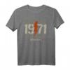 52. Geburtstag Rocking Since 1971 Legendary T-Shirt – Vintage Heavy Metal Geschenk für Rockfans & Jubiläum