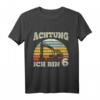 Kinder Bagger T-Shirt zum 6. Geburtstag für Jungen - Lustiges Baustellen Outfit für Kindergeburtstag & Kindergarten
