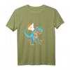 Kinder Dinosaurier 4. Geburtstag T-Shirt für Jungen und Mädchen - Lustiges und cooles Dino Outfit für Geburtstagsfeier, Kindergarten & Schule