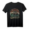 20. Geburtstag Vintage T-Shirt 2004 - Legendäres Retro Design für Männer und Frauen, Limitierte Edition Geschenk