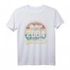 20. Geburtstag Vintage T-Shirt 2004 - Legendäres Retro Design für Männer und Frauen, Limitierte Edition Geschenk