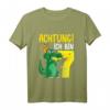 Kinder Krokodil 7. Geburtstag Alligator T-Shirt – Lustiges Geburtstagsoutfit für Jungen zum 7. Geburtstag, perfekt für Feier und Kindergarten