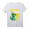Kinder Krokodil 7. Geburtstag Alligator T-Shirt – Lustiges Geburtstagsoutfit für Jungen zum 7. Geburtstag, perfekt für Feier und Kindergarten