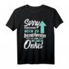 Sorry versuche mich zu benehmen aber ich komme nach Onkel T-Shirt – Lustiges Vintage Spruch-Shirt zum Vatertag für Neffen und Nichten