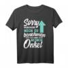 Sorry versuche mich zu benehmen aber ich komme nach Onkel T-Shirt – Lustiges Vintage Spruch-Shirt zum Vatertag für Neffen und Nichten