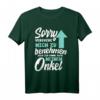 Sorry versuche mich zu benehmen aber ich komme nach Onkel T-Shirt – Lustiges Vintage Spruch-Shirt zum Vatertag für Neffen und Nichten