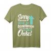Sorry versuche mich zu benehmen aber ich komme nach Onkel T-Shirt – Lustiges Vintage Spruch-Shirt zum Vatertag für Neffen und Nichten