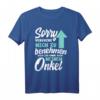 Sorry versuche mich zu benehmen aber ich komme nach Onkel T-Shirt – Lustiges Vintage Spruch-Shirt zum Vatertag für Neffen und Nichten