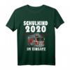 Kinder Einschulung Geschenk Jungen Feuerwehr Auto Schulkind 2020 T-Shirt - Lustiges Geschenk zum Schulstart für Feuerwehrbegeisterte Kinder