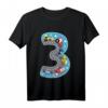 Kinder Geburtstagsshirt für 3 Jahre mit Fahrzeugmotiven - Perfektes Geschenk für Jungen und Mädchen zum Kindergeburtstag
