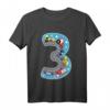 Kinder Geburtstagsshirt für 3 Jahre mit Fahrzeugmotiven - Perfektes Geschenk für Jungen und Mädchen zum Kindergeburtstag